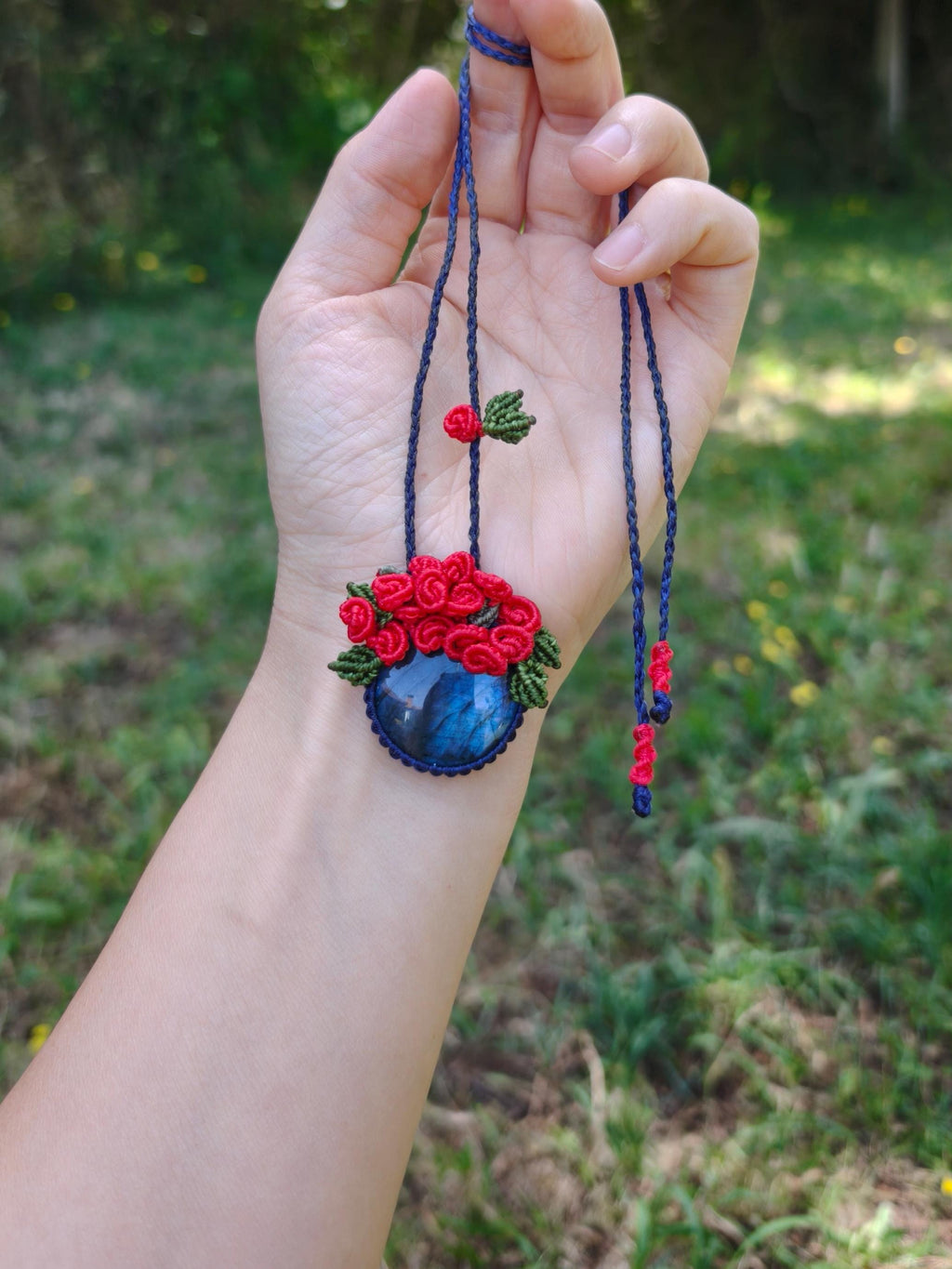 Labradorite pendant - Unique