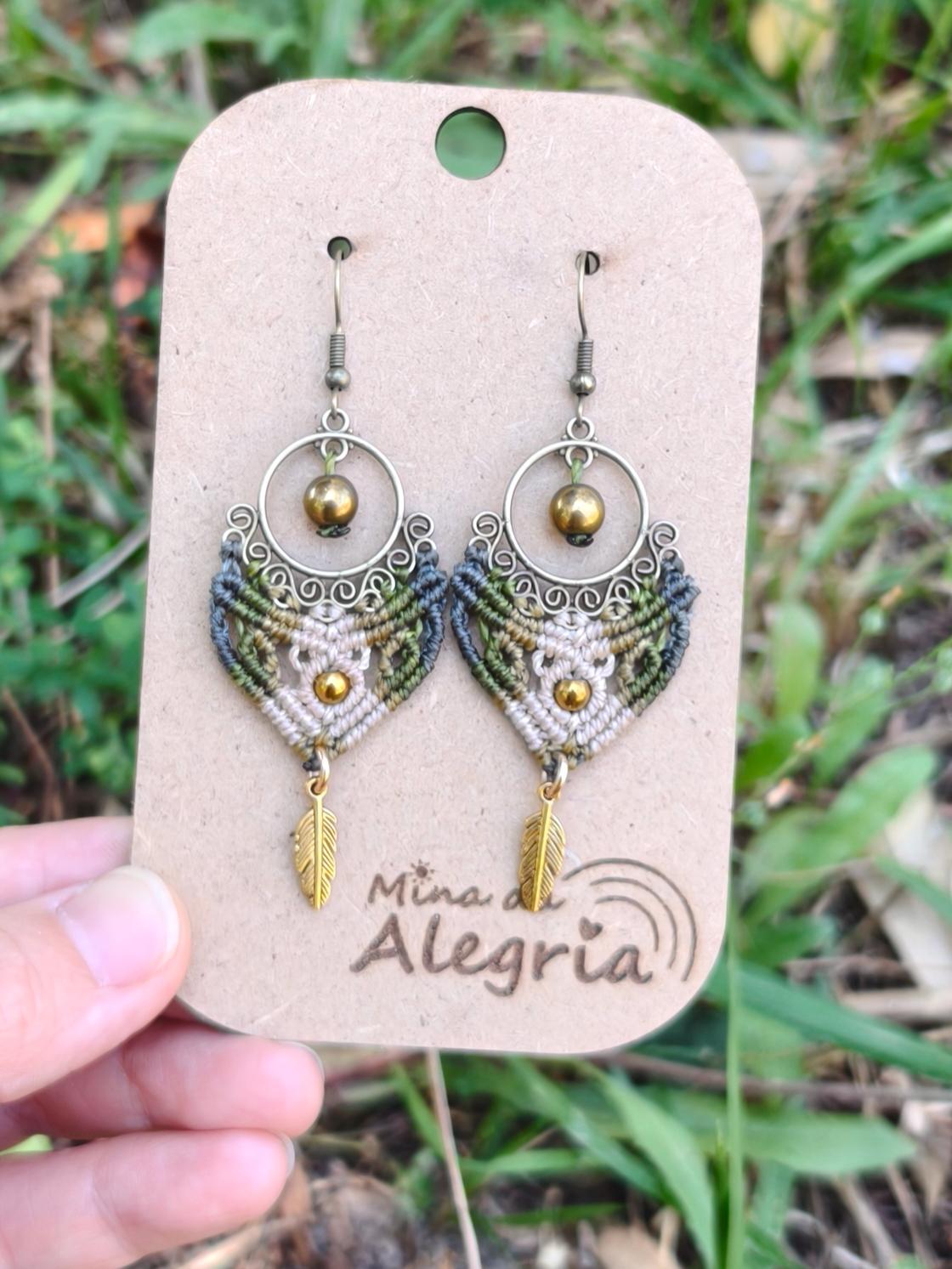 Boho Macrame Earrings