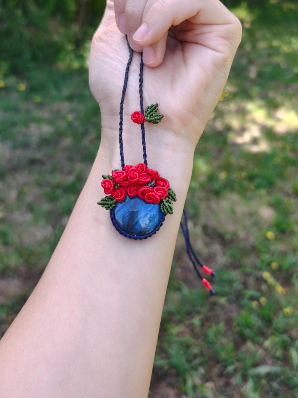 Labradorite pendant - Unique