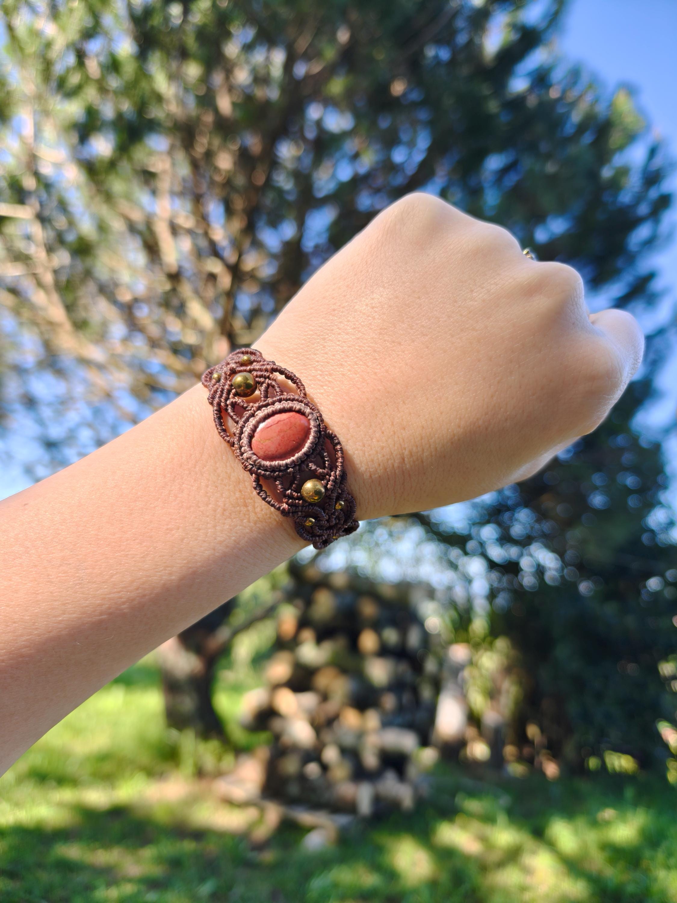 Mookite Jasper Bracelet