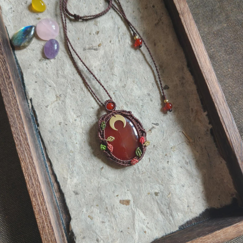 Carnelian Tree of Life Pendant