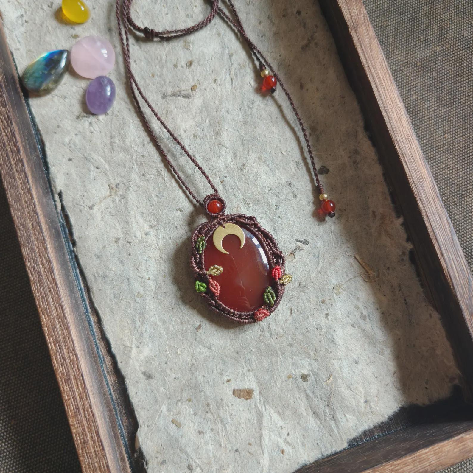 Carnelian Tree of Life Pendant