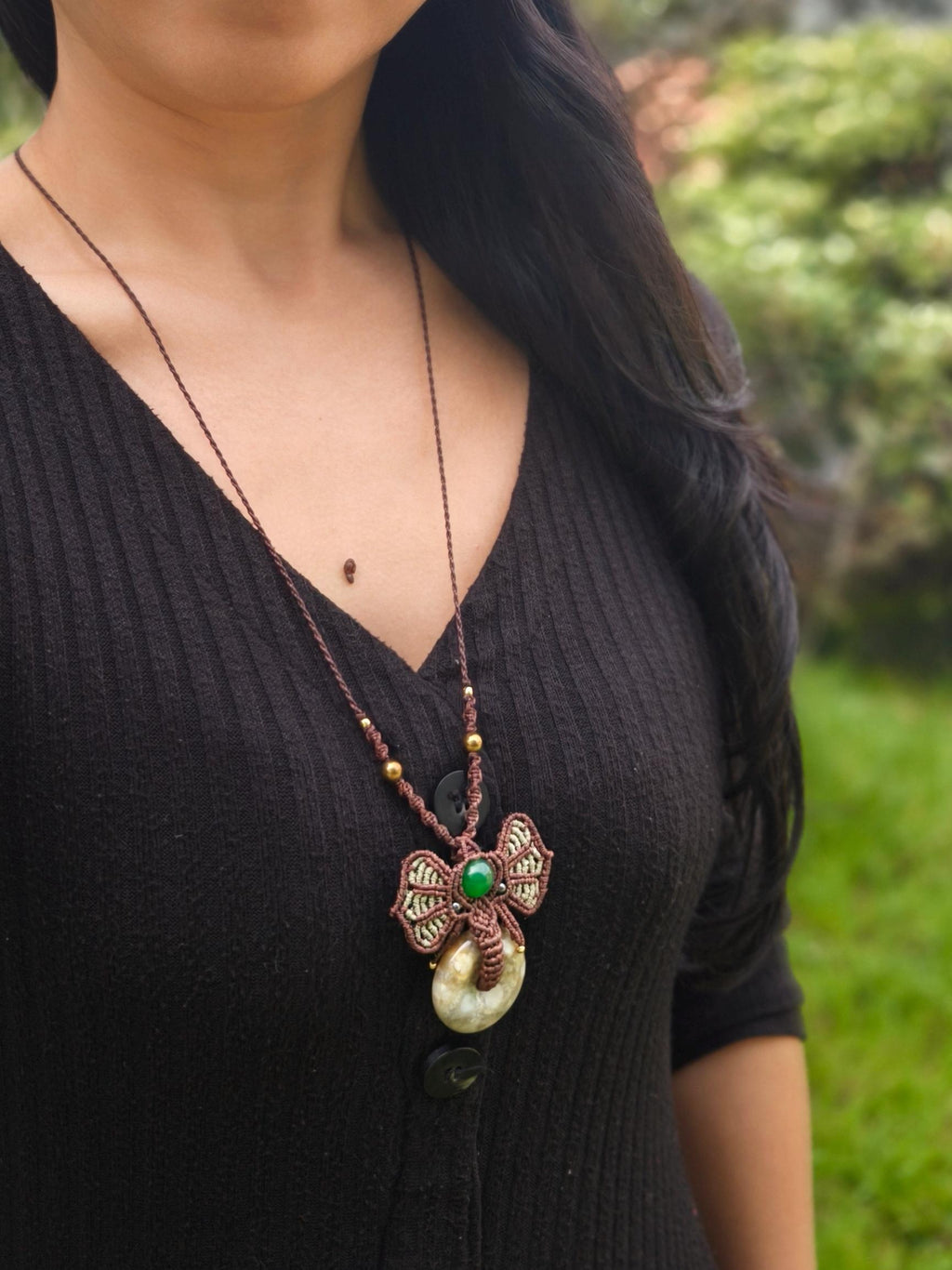 Fossil Coral pendant - Unique