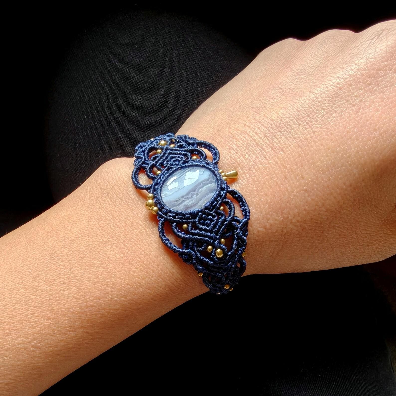 Blue Lace Agate Bracelet
