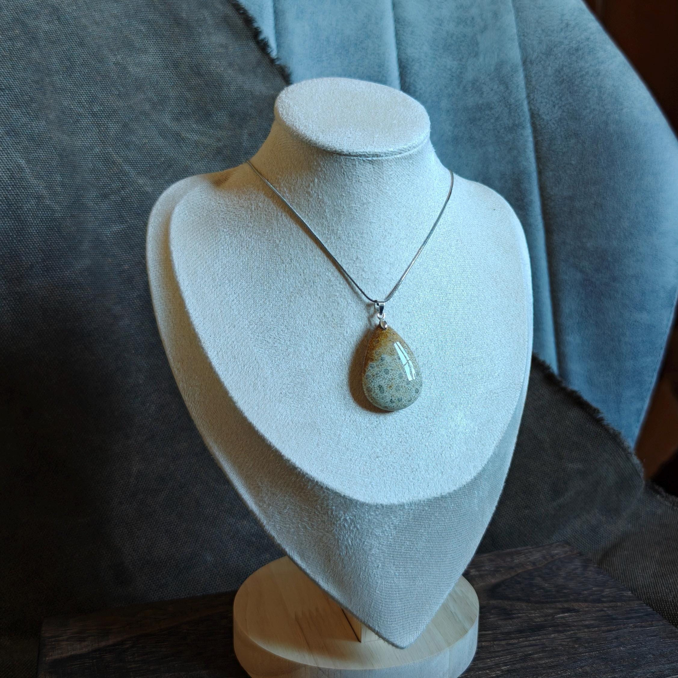 Fossil Coral Necklace - Unique