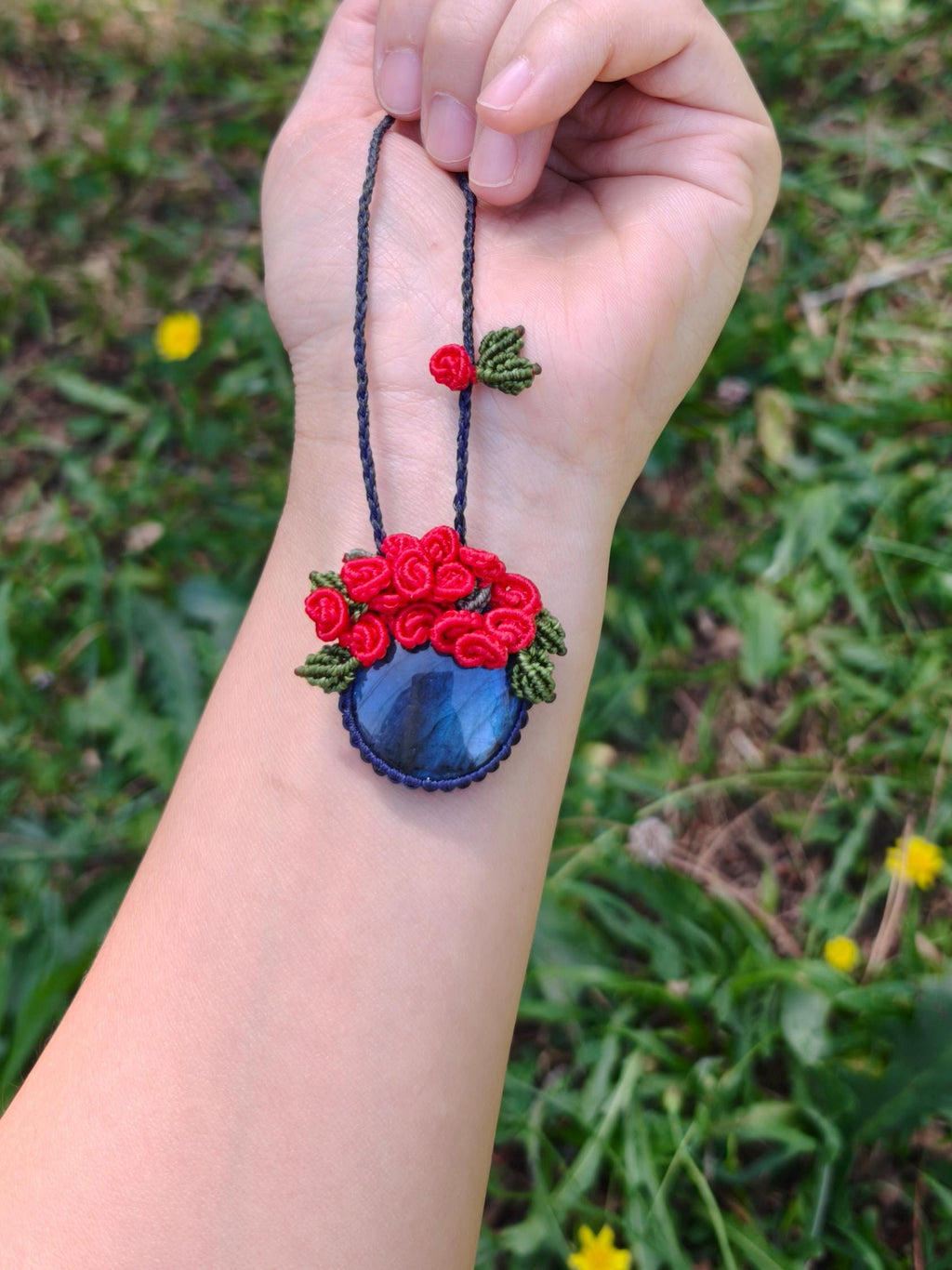 Labradorite pendant - Unique