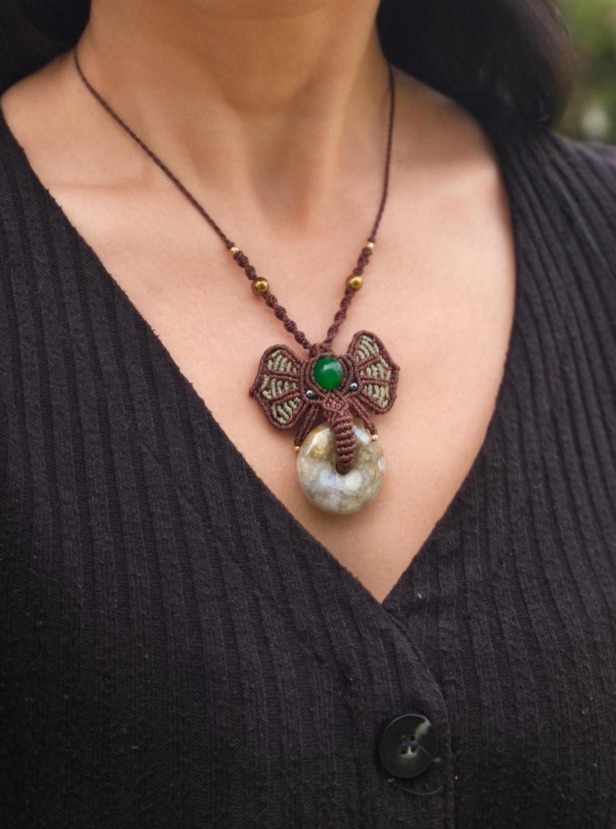 Fossil Coral pendant - Unique