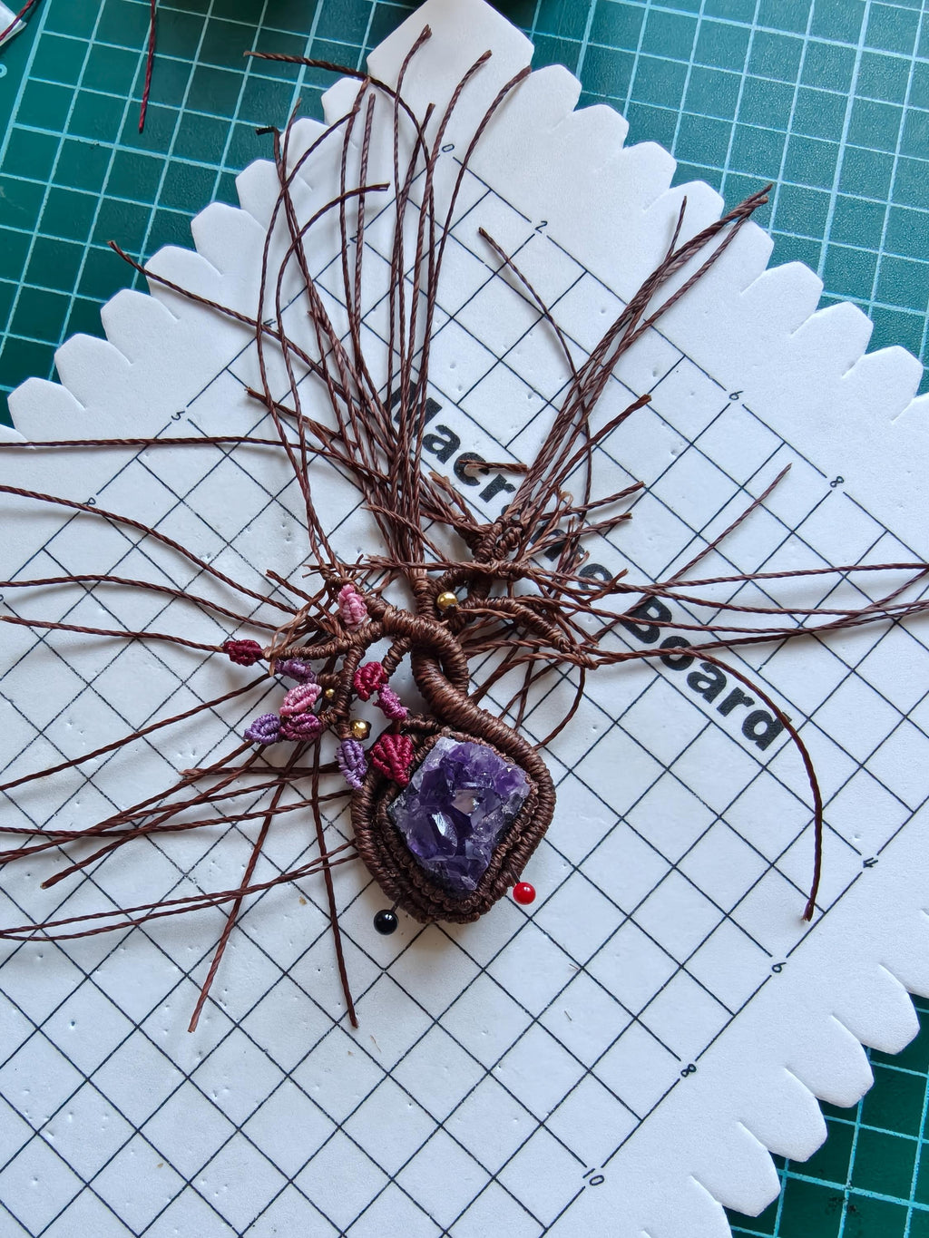 Amethyst Tree of Life necklace - Unique