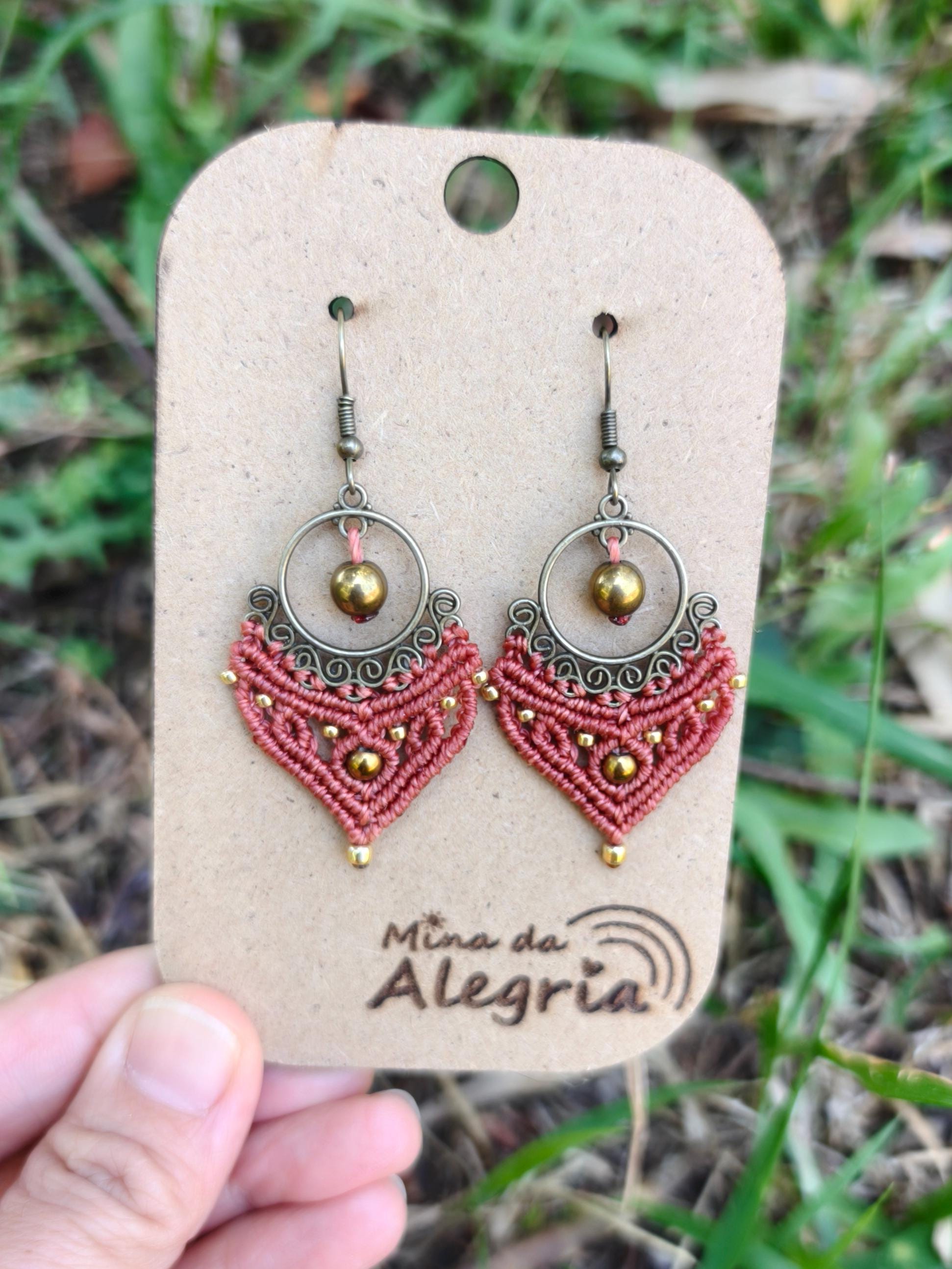 Boho Macrame Earrings