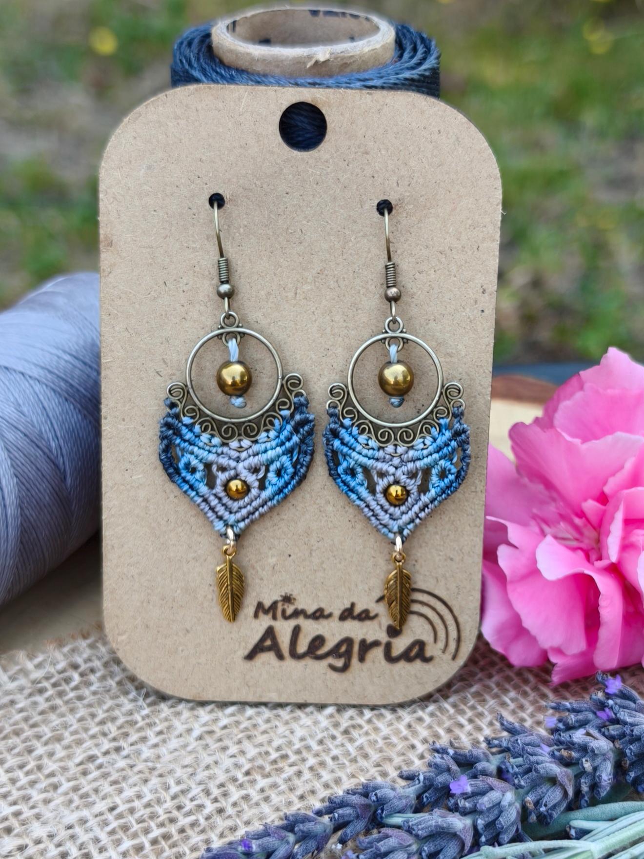 Boho Macrame Earrings