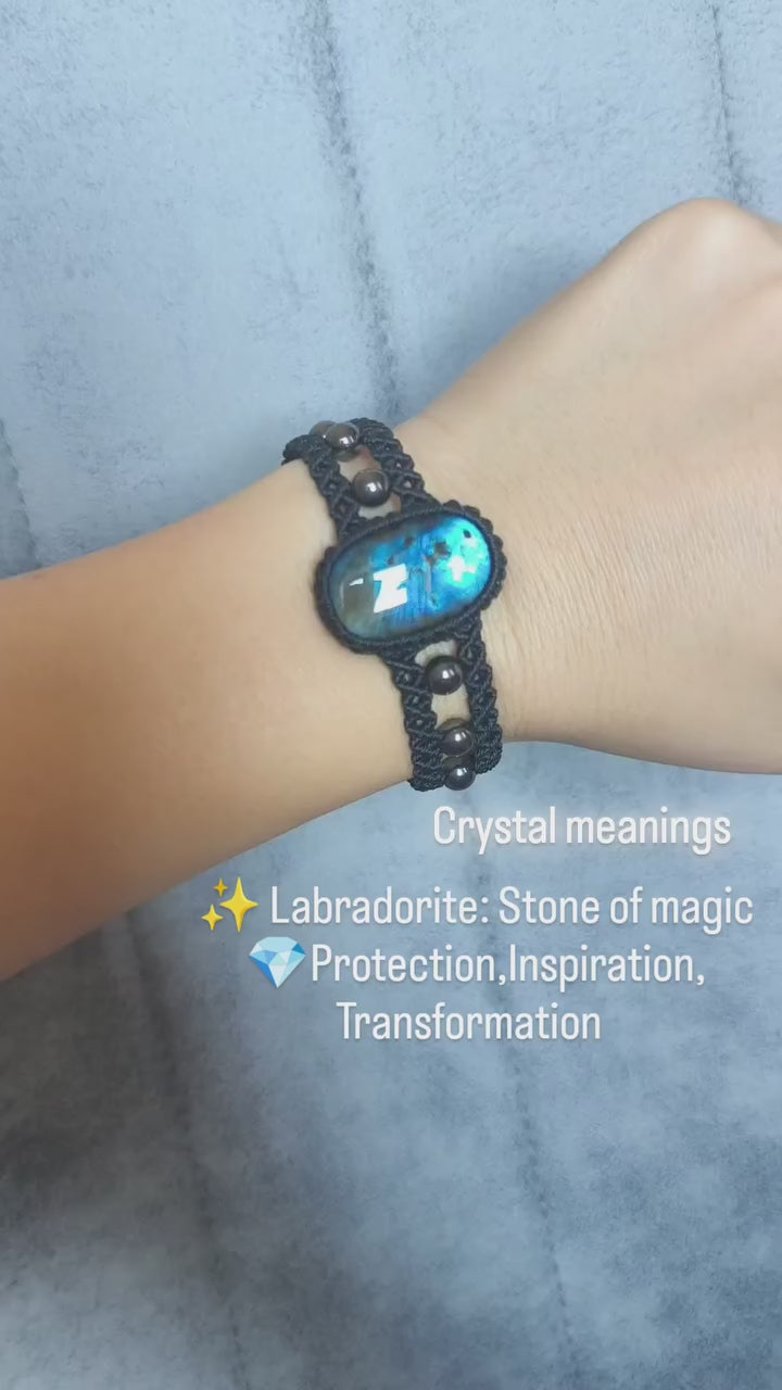 Labradorite bracelet - Unique