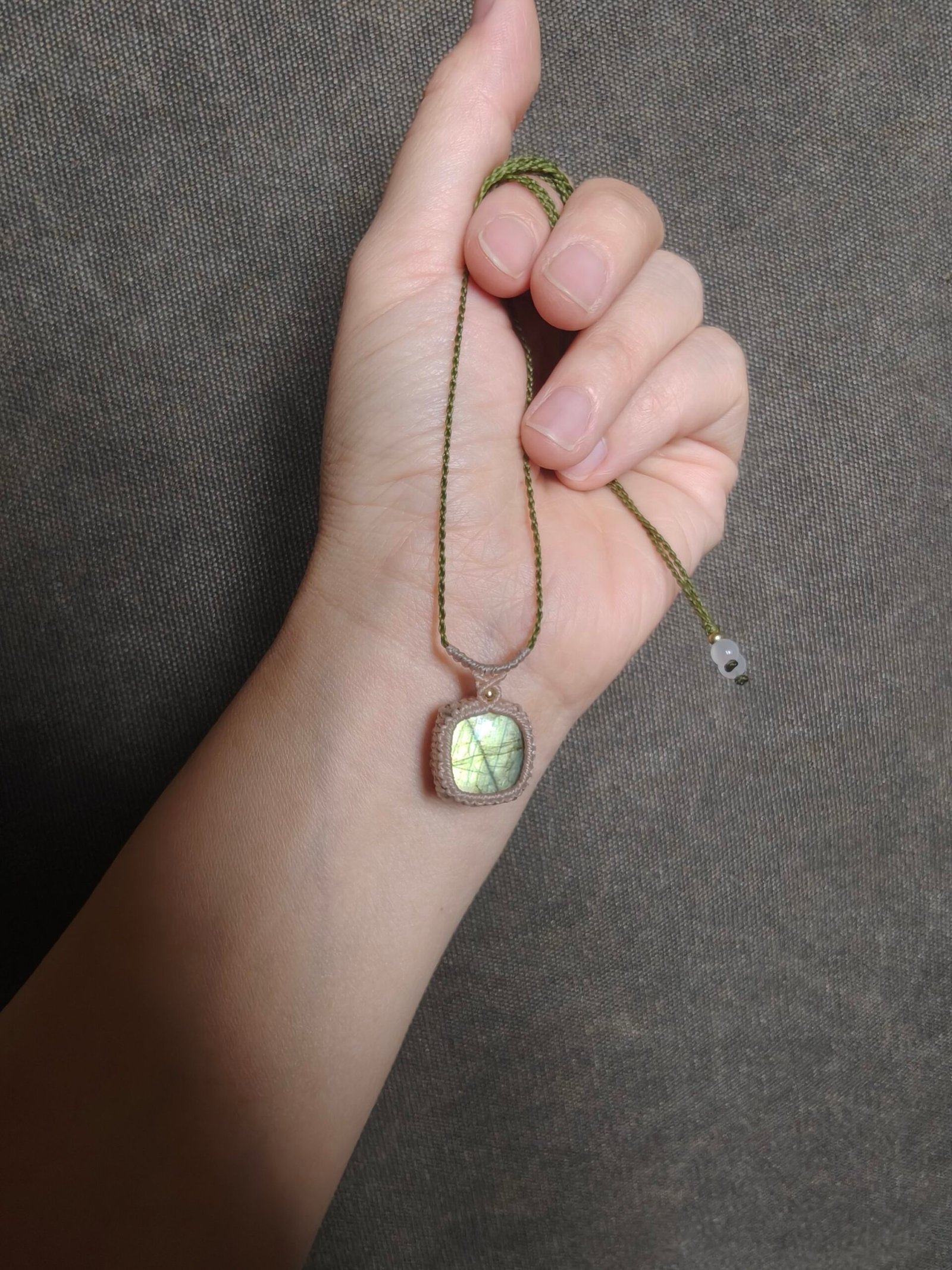 Green Labradorite Necklace - Image 3