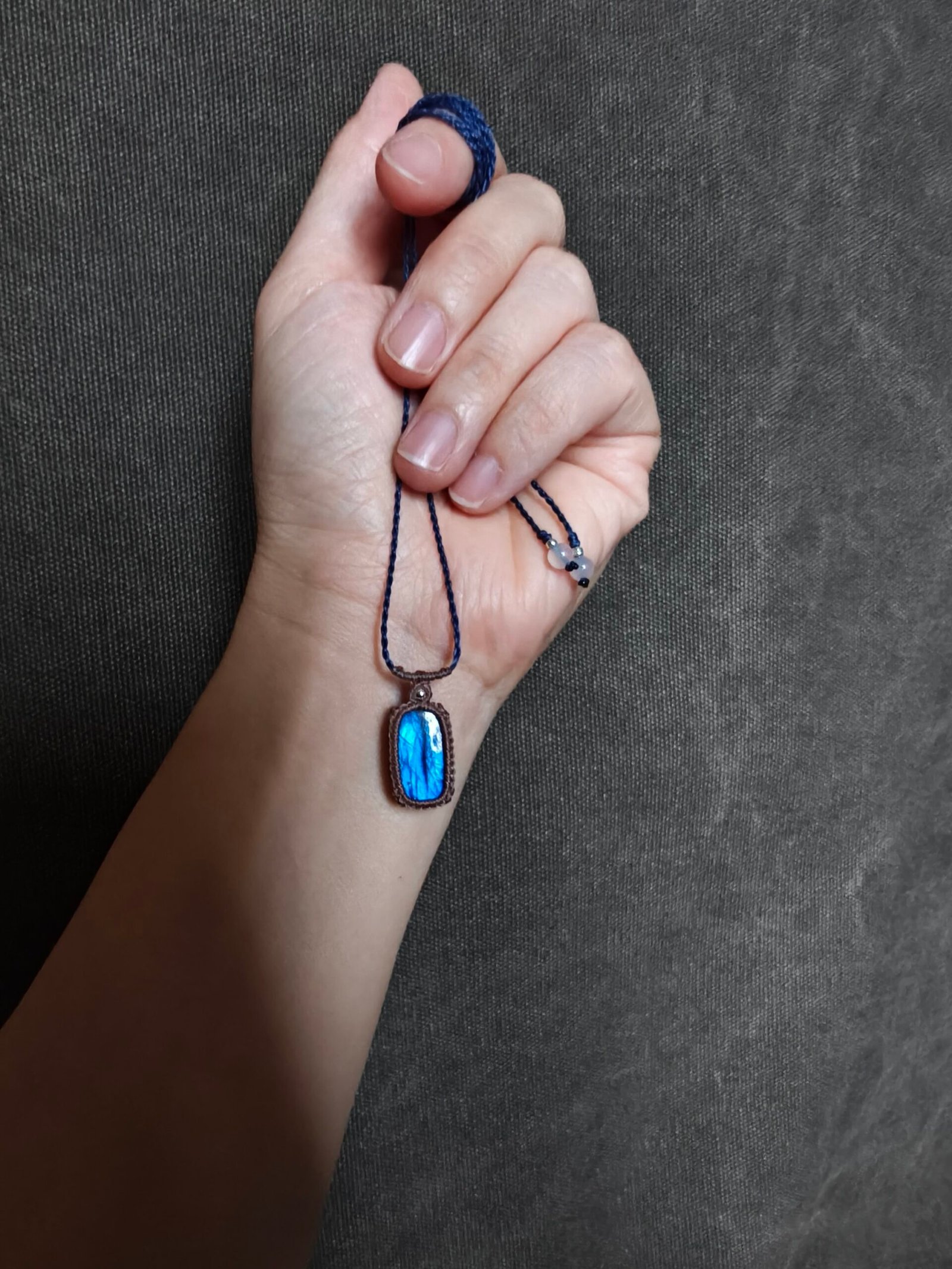 Blue Labradorite Necklace - Image 3