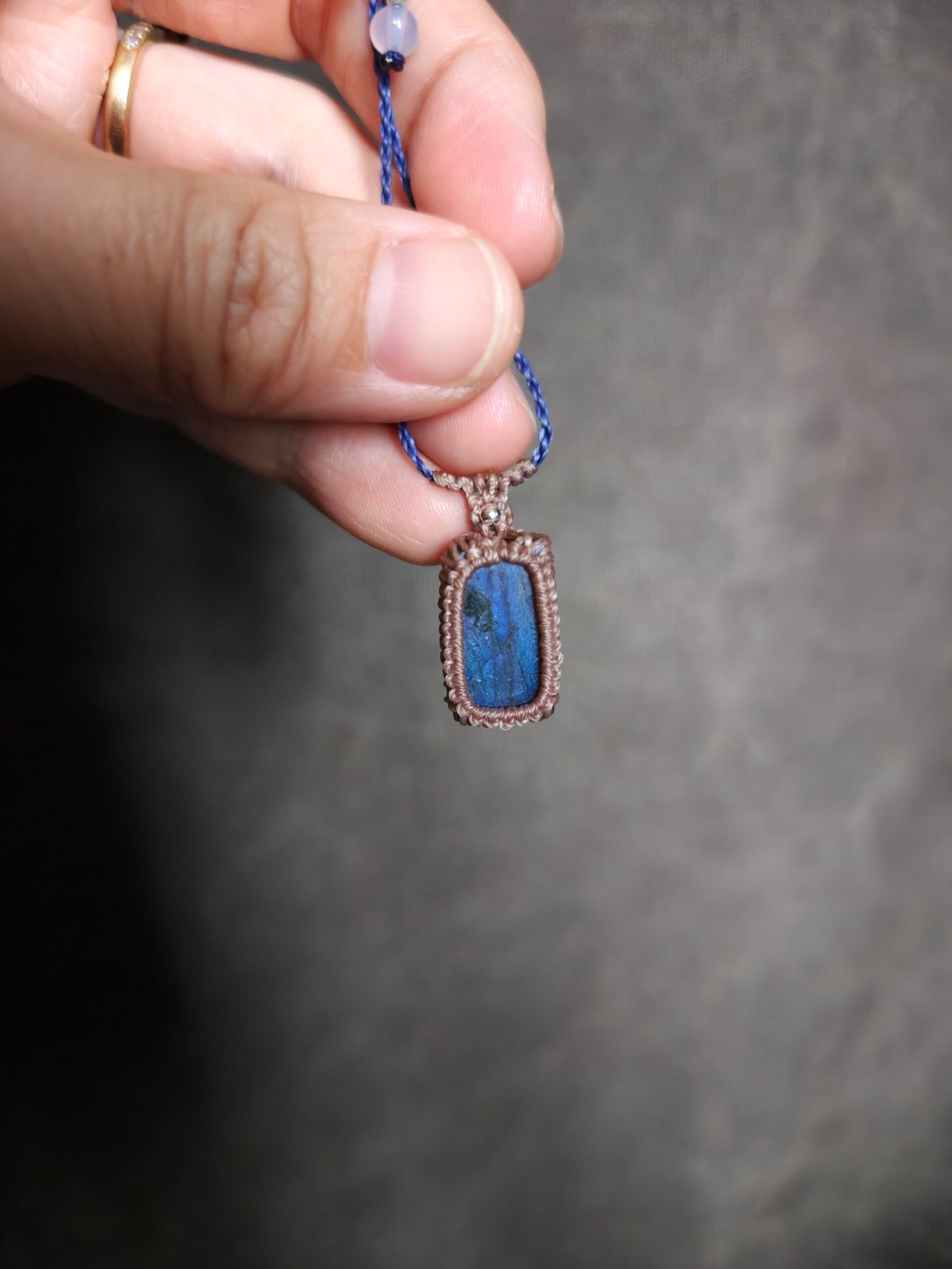 Blue Labradorite Necklace - Image 5